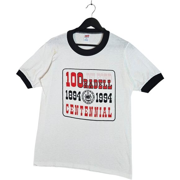 Vintage Delford Radell Centennial Ringer Shirt 1994 M - Picture 4 of 7